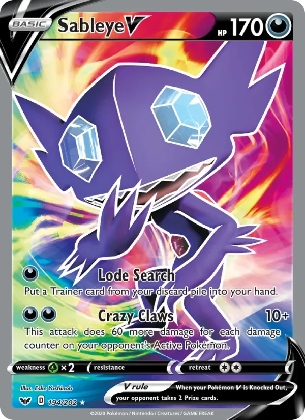 Sableye V - Holo