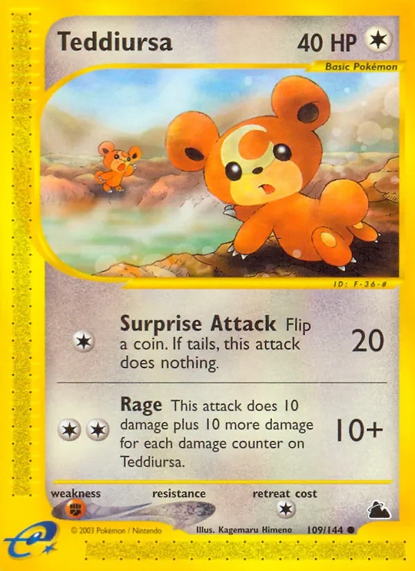 Teddiursa - Non-holo