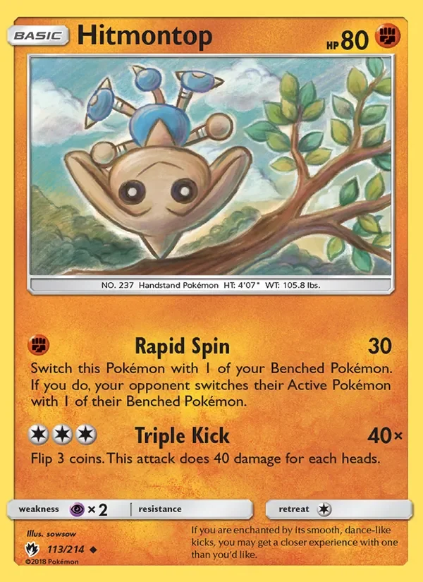Hitmontop - Non-holo