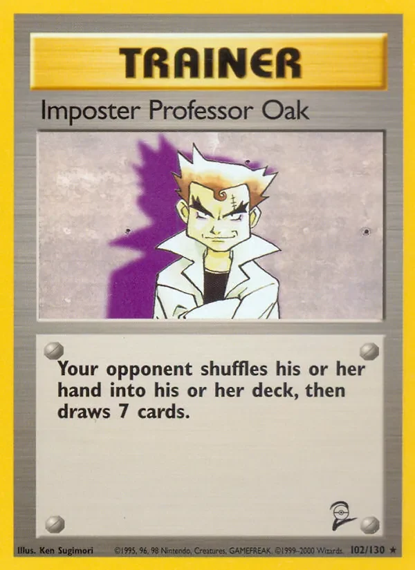 Impostor Professor Oak - Non-holo