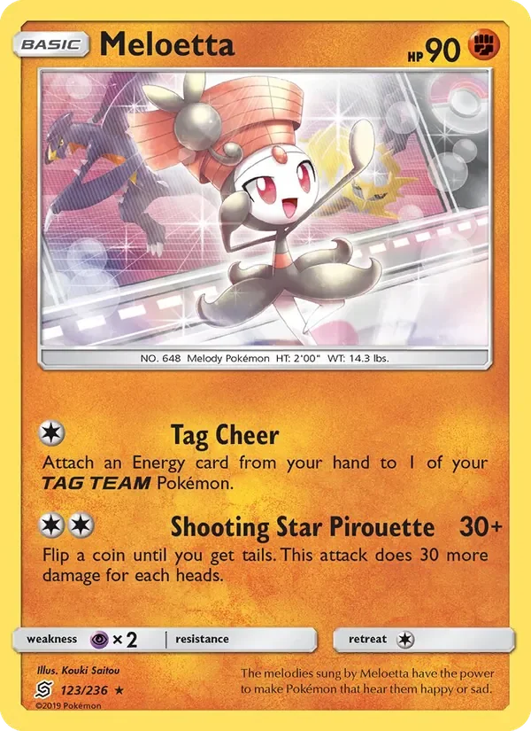 Meloetta - Non-holo