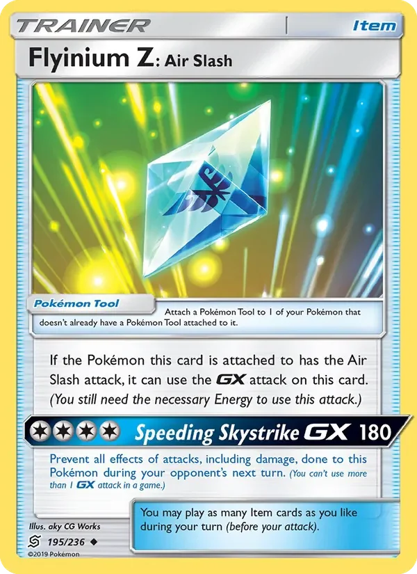 Flyinium Z: Air Slash - Non-holo