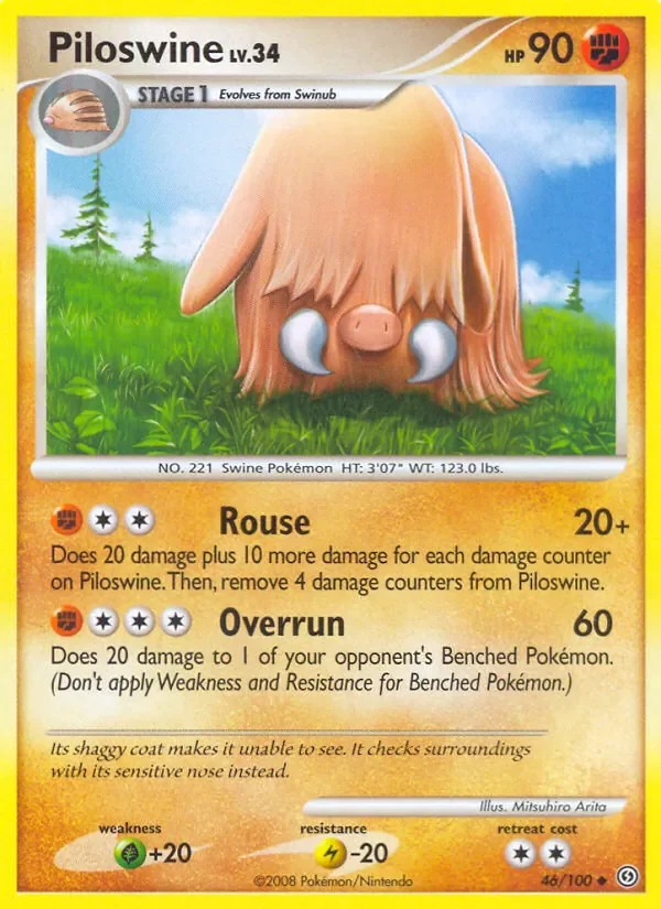 Piloswine - Non-holo