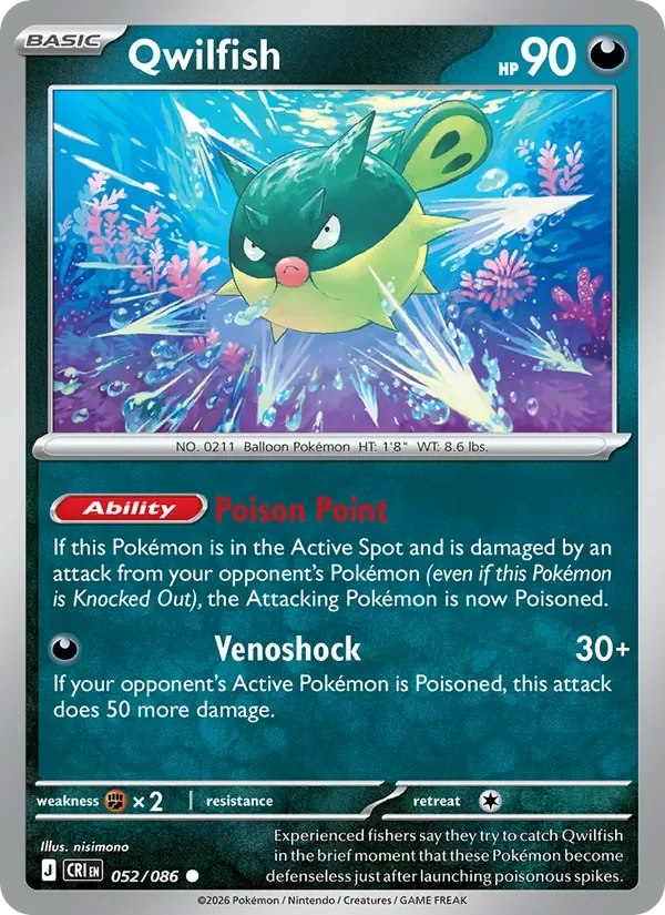 Qwilfish - Non-holo