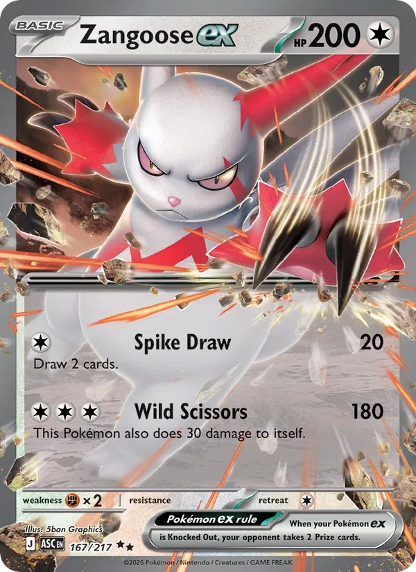Zangoose ex - Holo