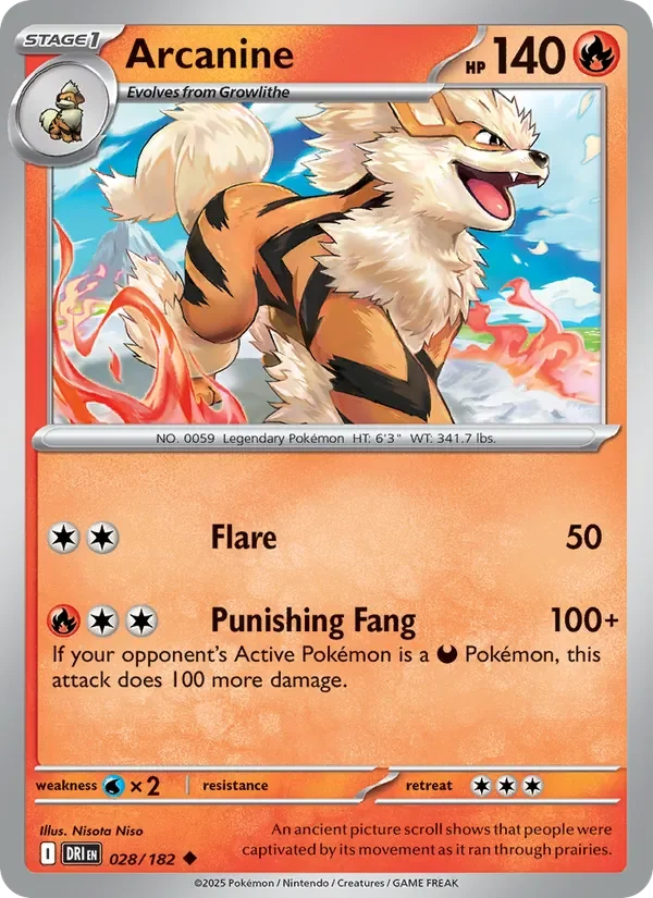 Arcanine - Non-holo