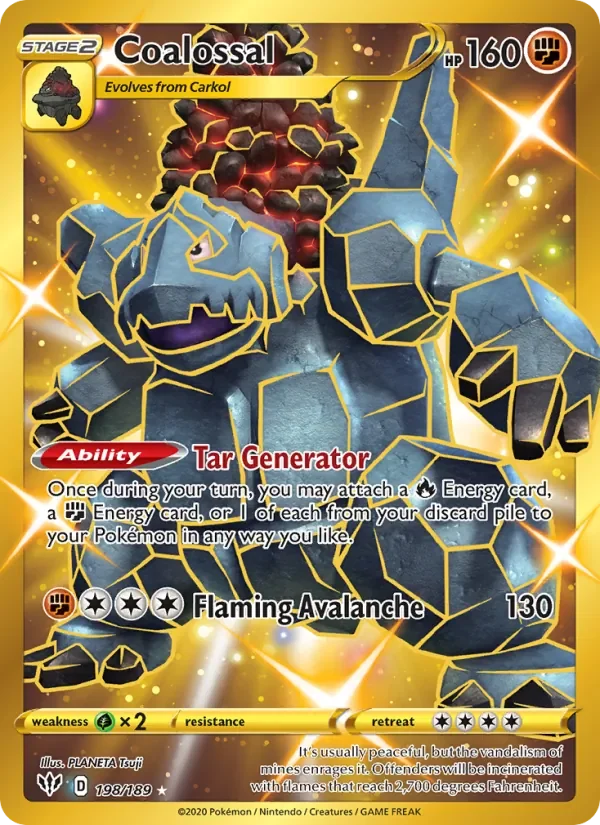 Coalossal - Holo - Gold