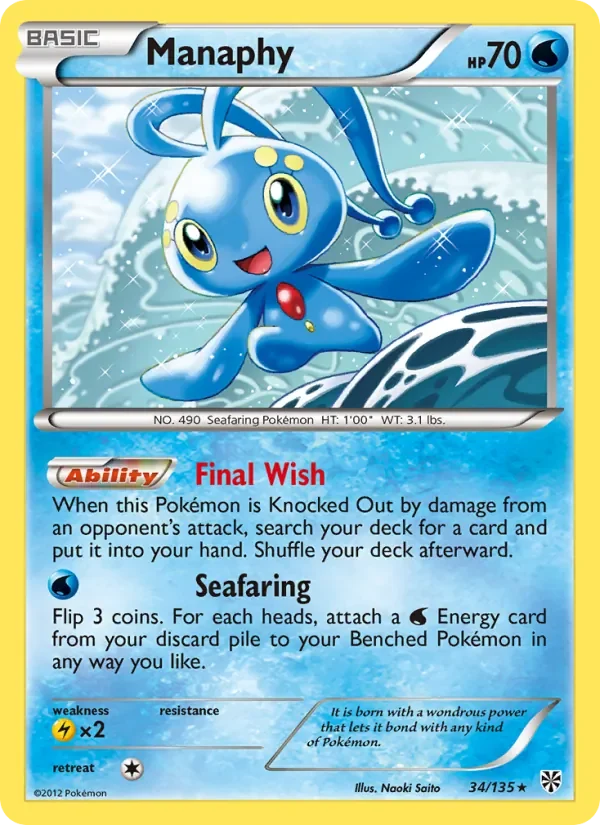 Manaphy - Non-holo