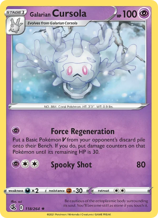 Galarian Cursola - Non-holo