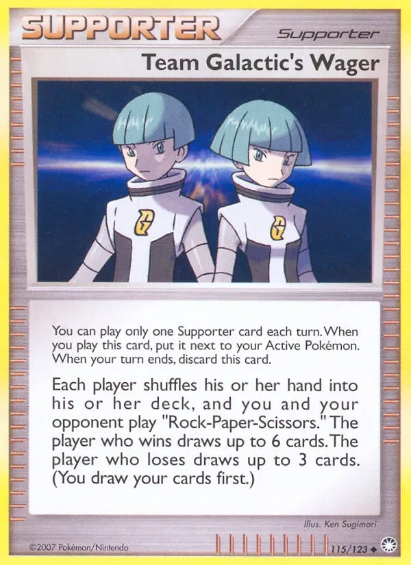 Team Galactic's Wager - Non-holo