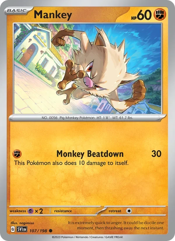 Mankey - Non-holo