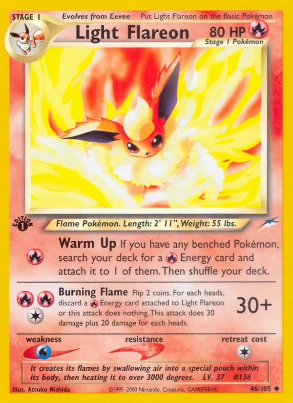 Light Flareon - Non-holo