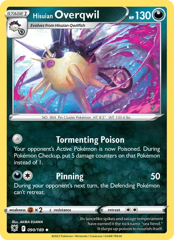 Hisuian Overqwil - Non-holo