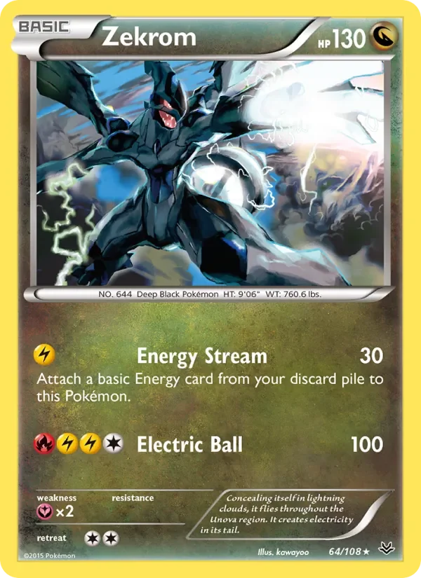 Zekrom - Non-holo