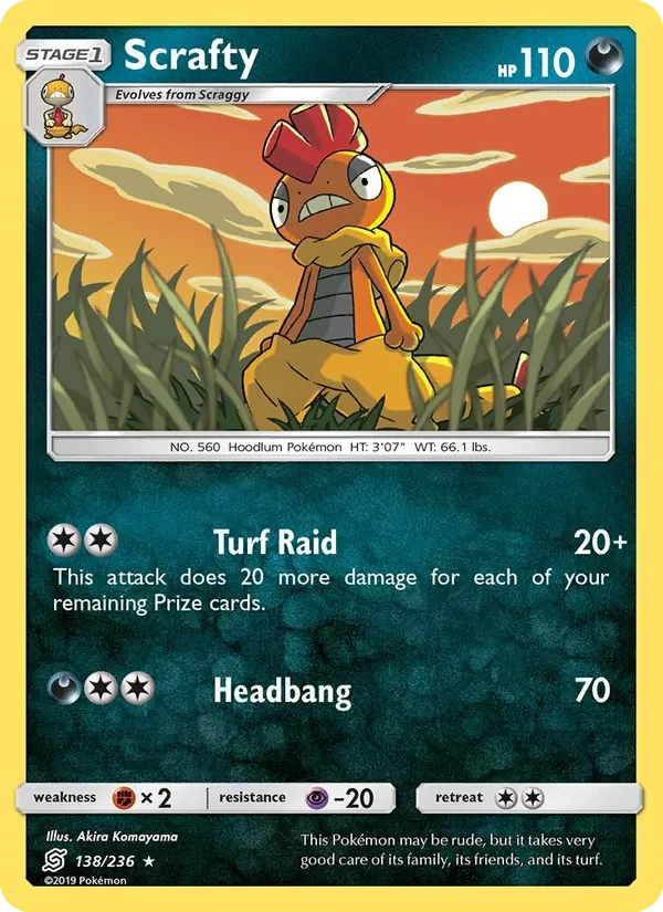 Scrafty - Non-holo