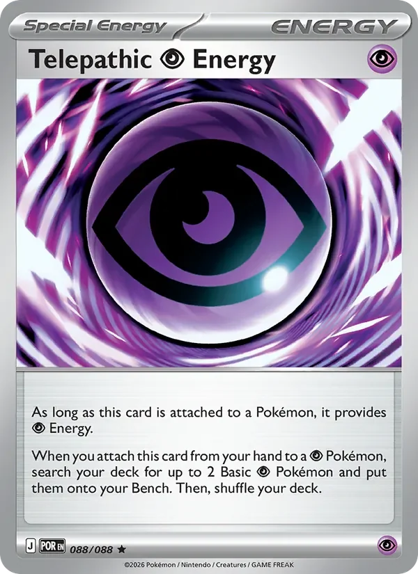 Telepathic Psychic Energy - Non-holo