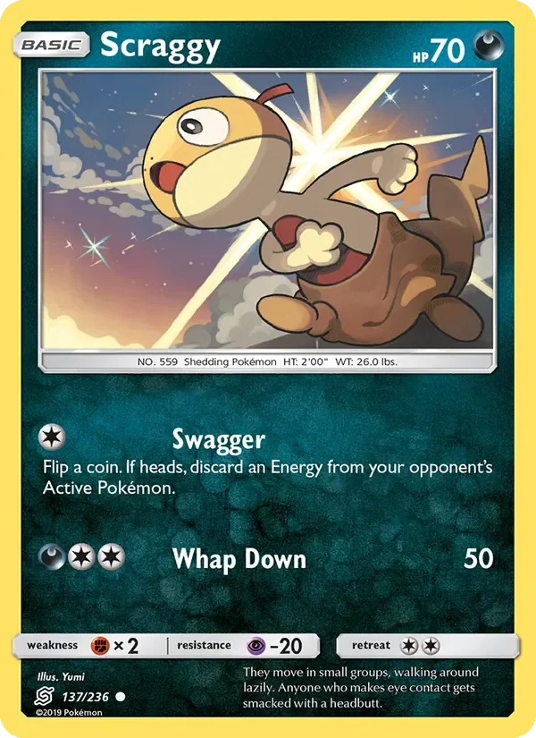Scraggy - Non-holo