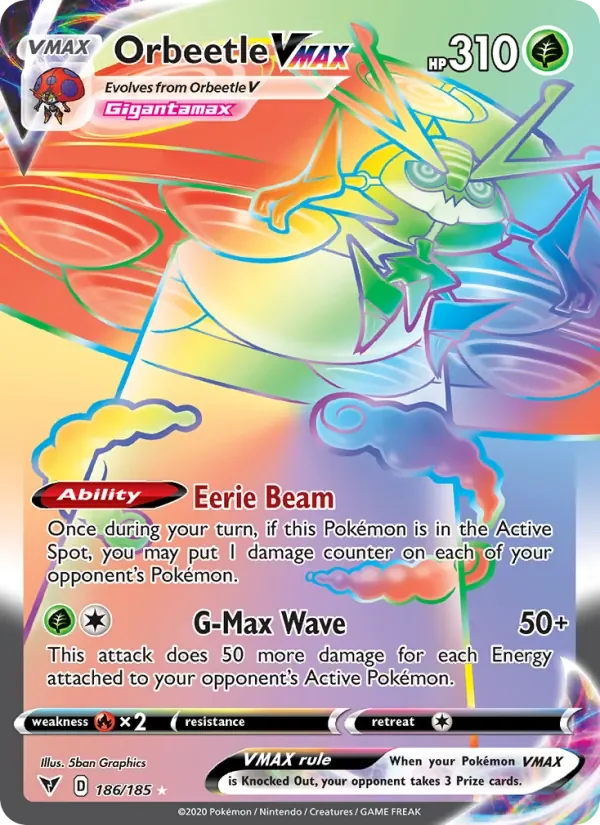 Orbeetle VMAX - Holo - Rainbow