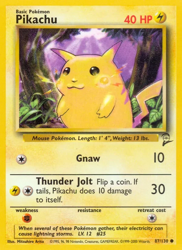 Pikachu - Non-holo
