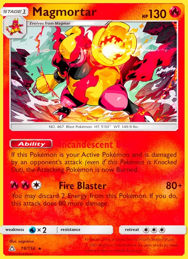 Magmortar - Non-holo