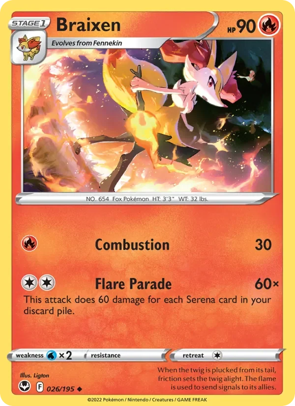 Braixen - Non-holo