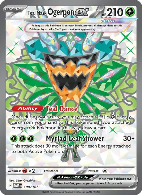 Teal Mask Ogerpon ex - Full Art