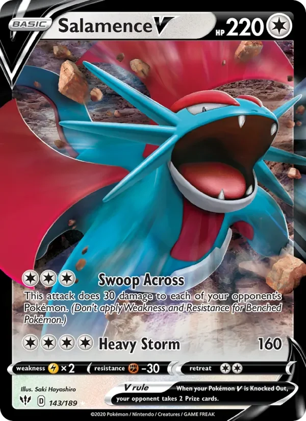 Salamence V - Holo