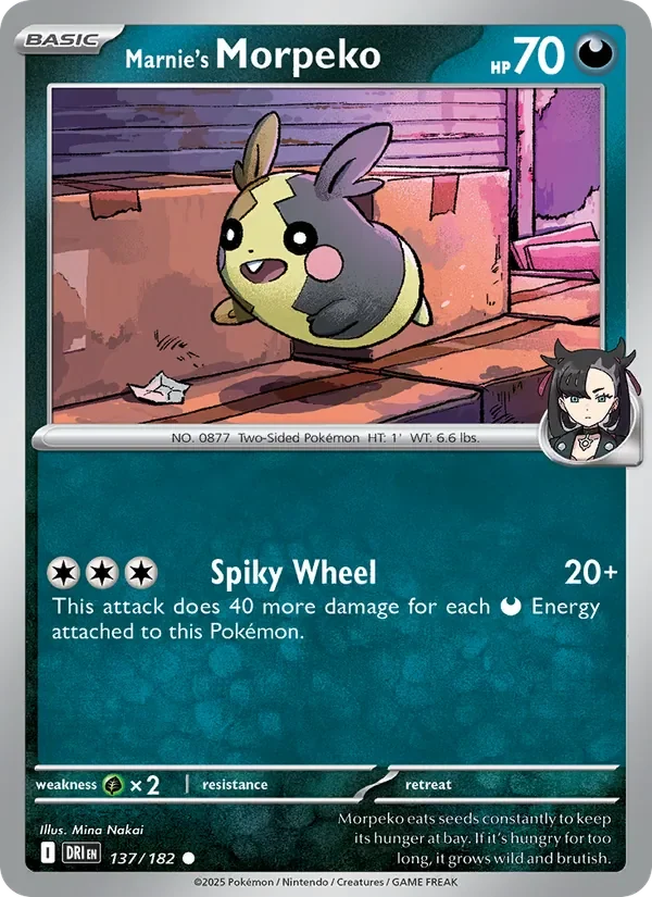 Marnie's Morpeko - Non-holo