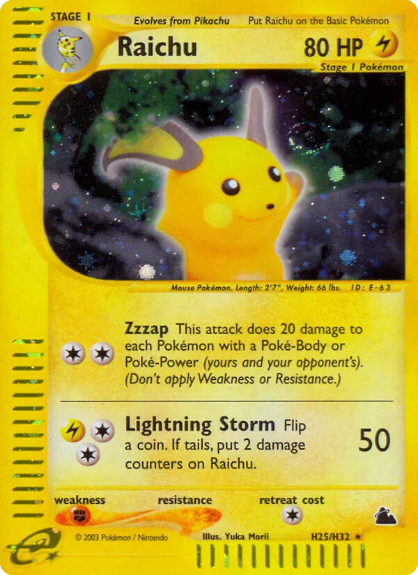 Raichu - Holo