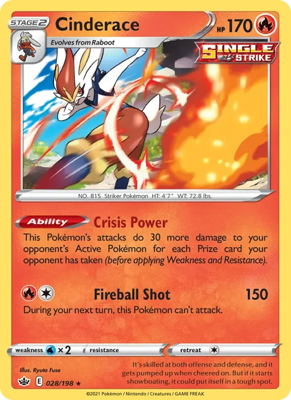 Cinderace - Holo