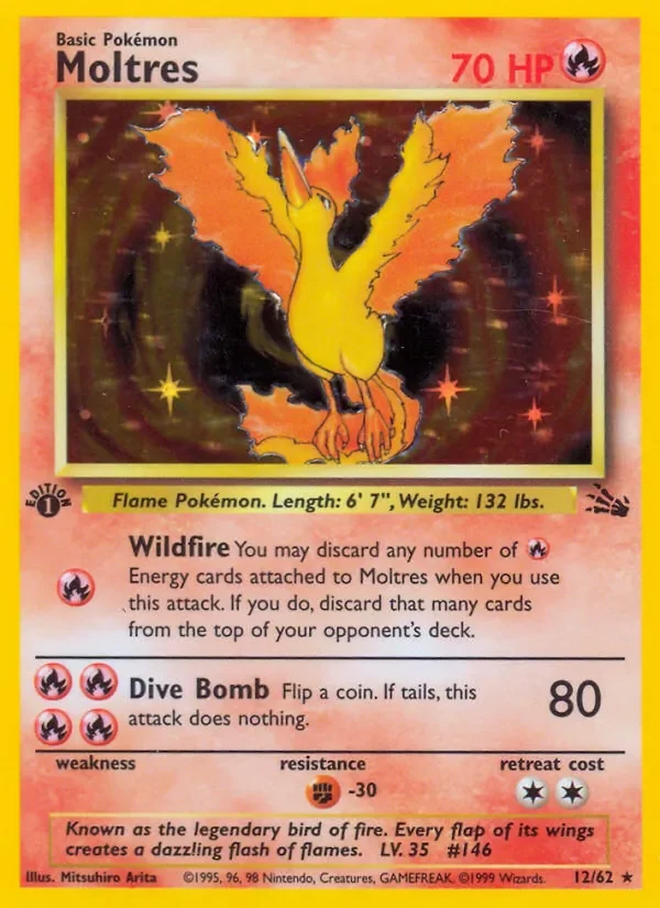 Moltres - Holo - Galaxy