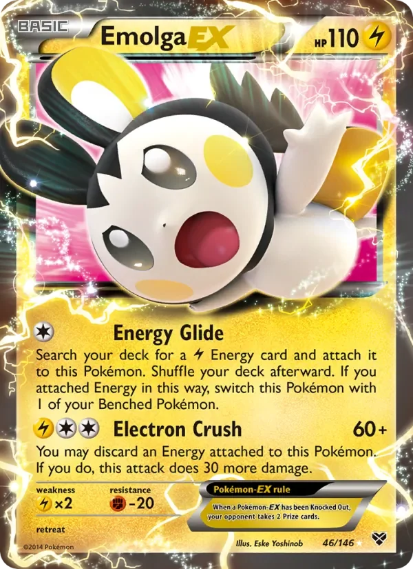 Emolga EX - Non-holo