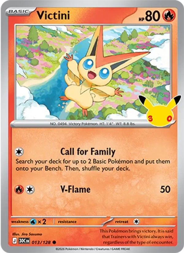 Victini - Non-holo - 30th Anniversary