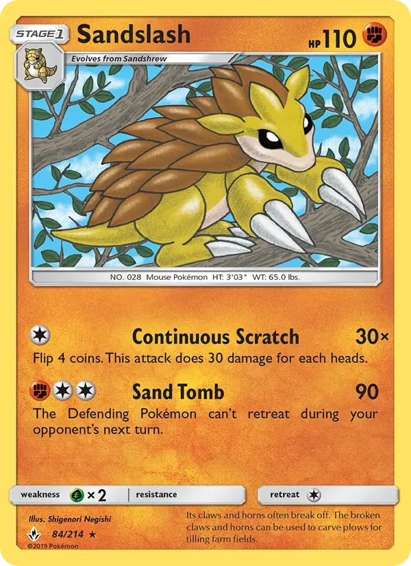 Sandslash - Non-holo