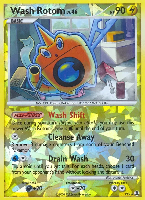 Wash Rotom - Reverse holo - Cracked Ice