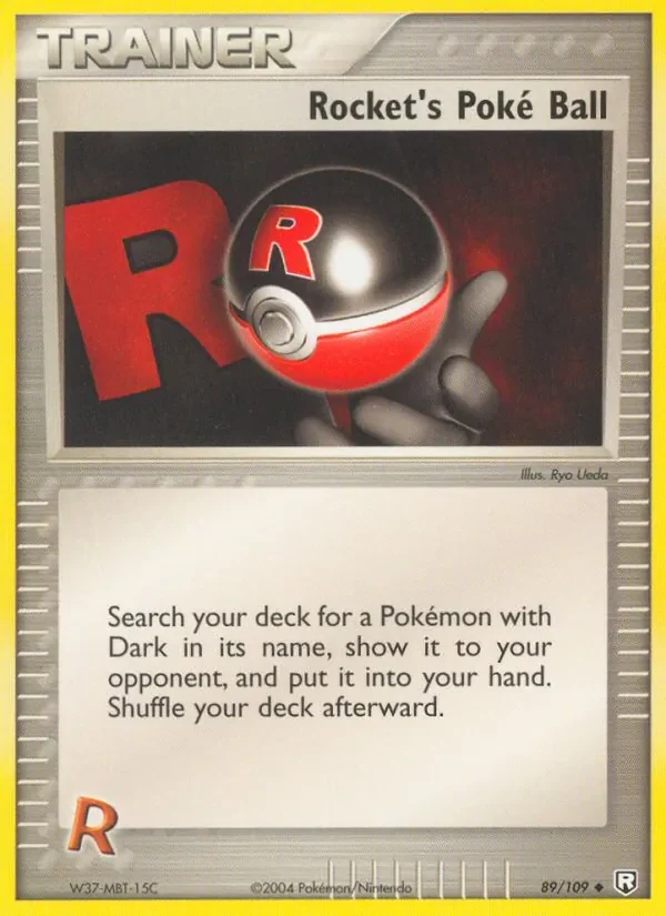 Rocket's Poké Ball - Non-holo
