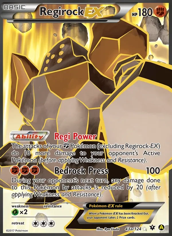 Regirock EX - Non-holo