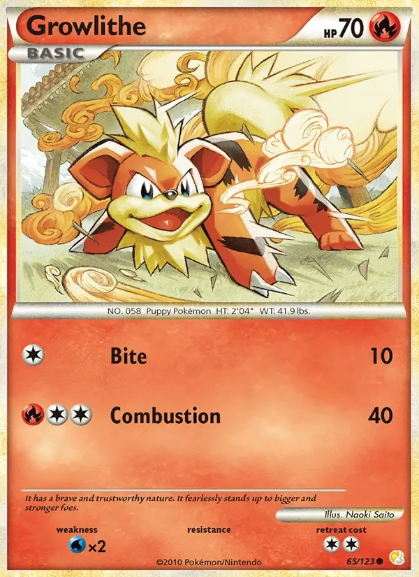 Growlithe - Non-holo