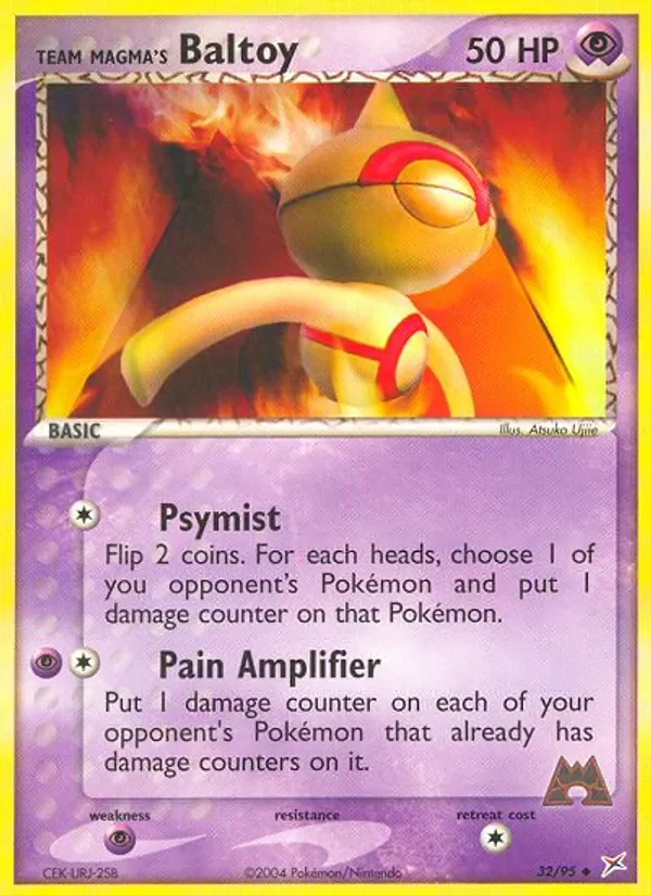 Team Magma's Baltoy - Non-holo