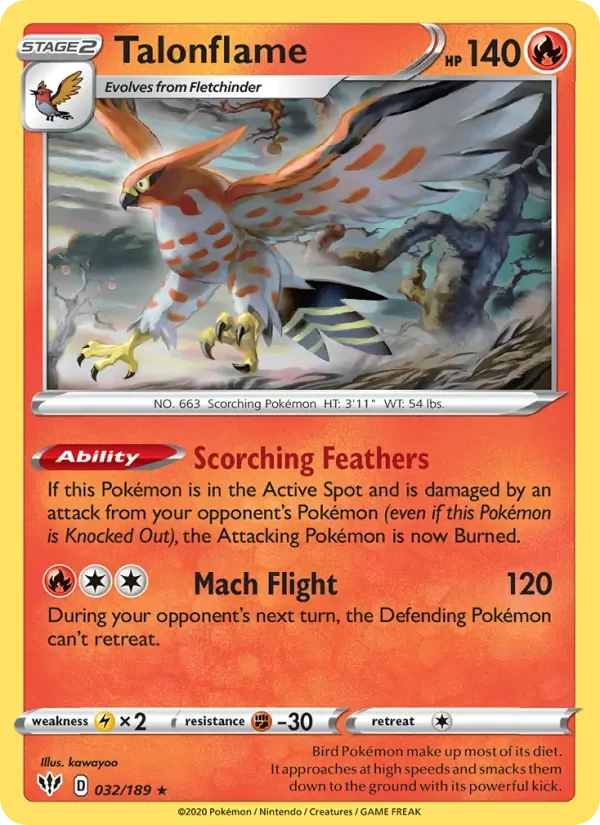Talonflame - Non-holo