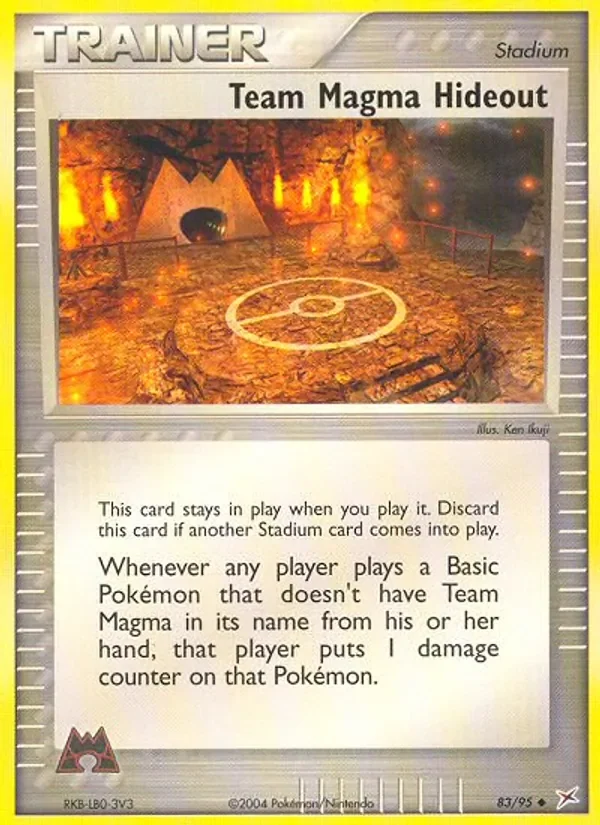 Team Magma Hideout - Non-holo