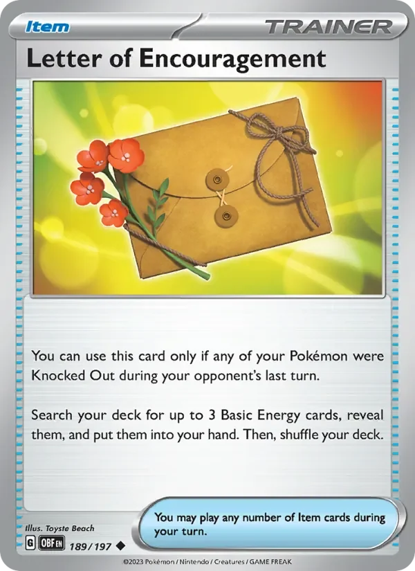 Letter of Encouragement - Non-holo