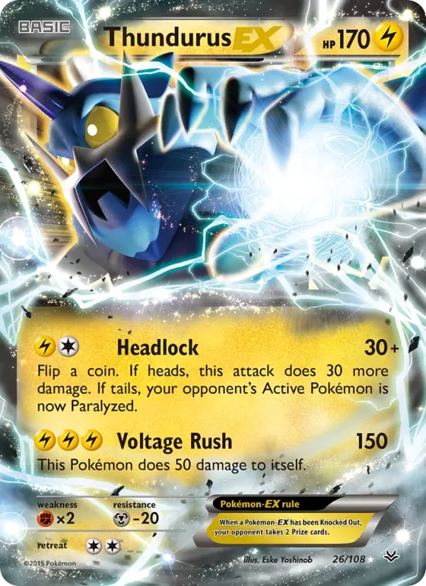 Thundurus EX - Non-holo