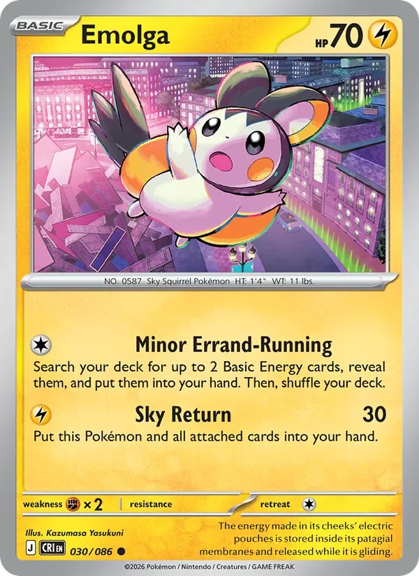 Emolga - Non-holo