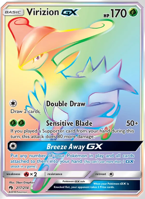 Virizion GX - Non-holo