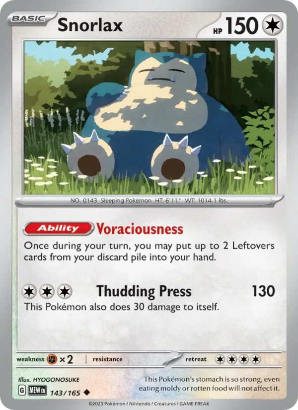 Snorlax - Non-holo