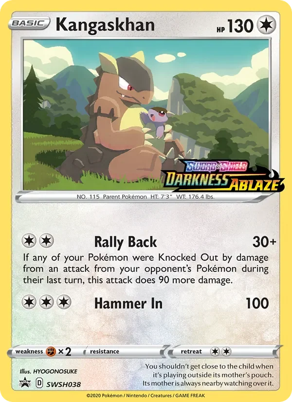 Kangaskhan - Holo - Set Logo
