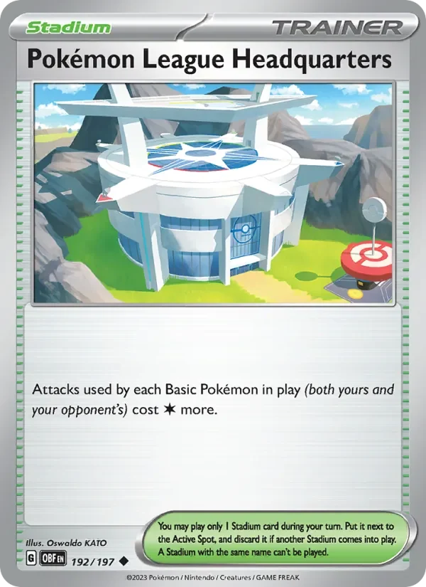 Pokémon League Headquarters - Non-holo