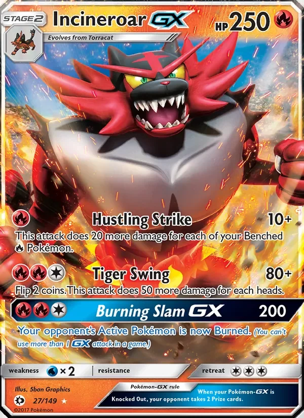 Incineroar GX - Non-holo