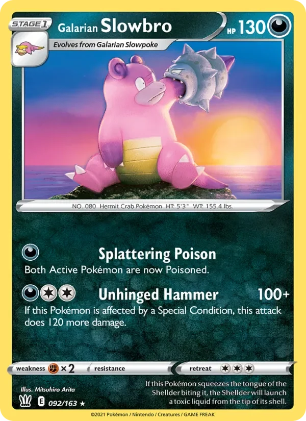 Galarian Slowbro - Non-holo